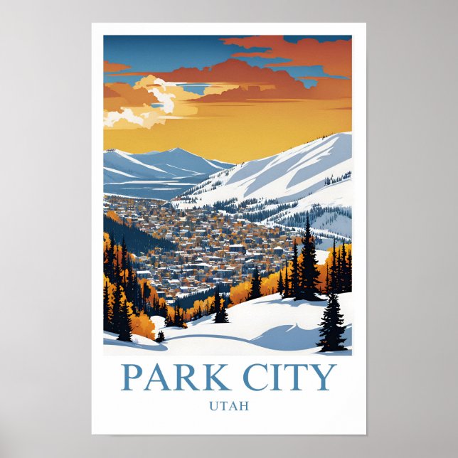 Póster Park City Utah (Frente)