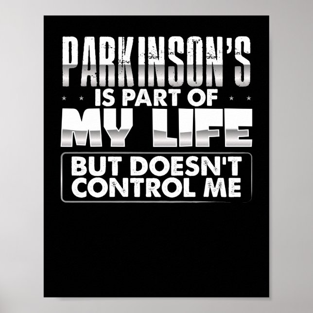 Póster Parkinsons Es Parte De Mis Parkinsones De Vida (Frente)