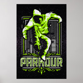 Póster Parkour Poster - Parcour Poster - Parcours