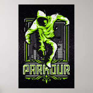 Póster Parkour Poster - Parcour Poster - Parcours
