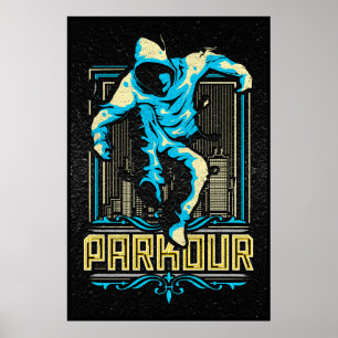 Póster Parkour Poster - Parcour Poster - Parcours