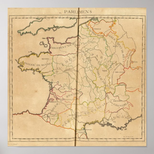 Póster Parlamento de Francia (Frente)