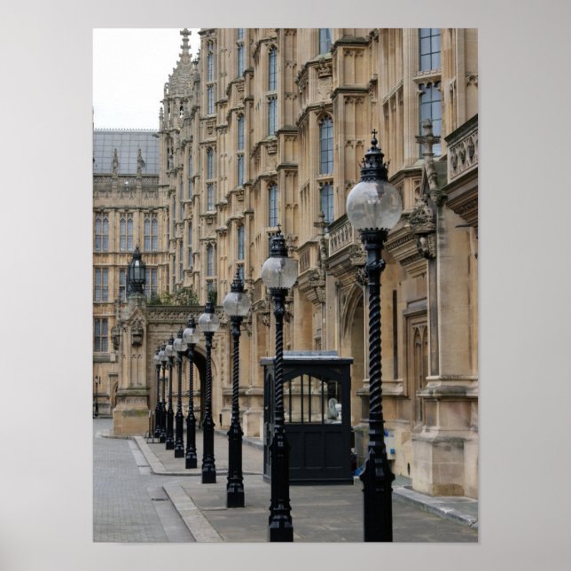 Póster Parlamento - Westminster - Poster Lamppost (Frente)