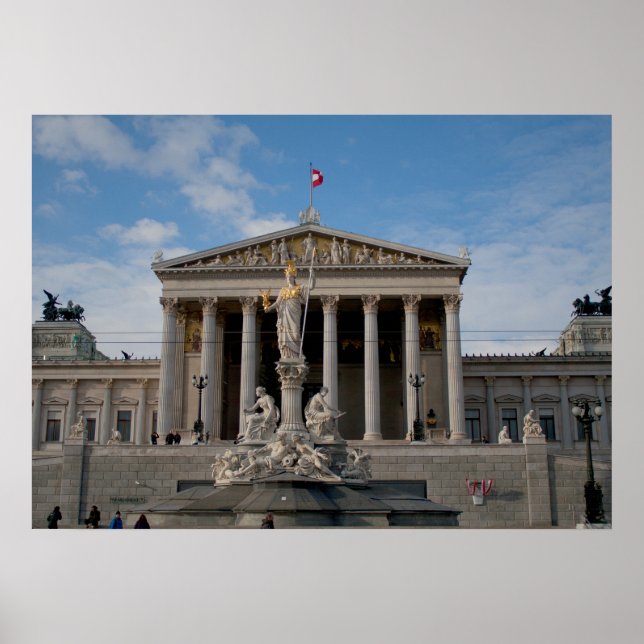 Póster Parlamento, Wien Österreich (Frente)