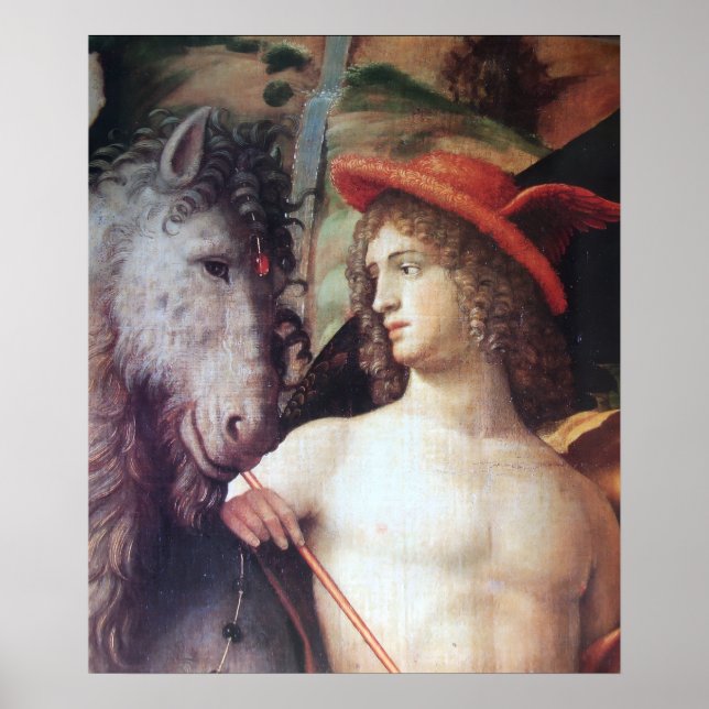 PÓSTER PARNASSO / MERCURIO CON PEGASUS (Frente)