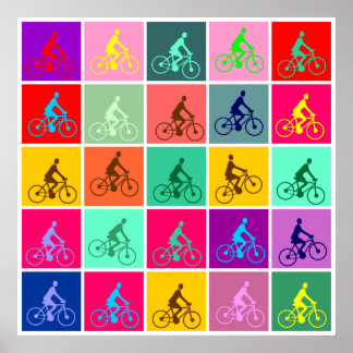 Póster Paro de pedal