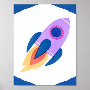 Póster Paro del obturador de espacio a la izquierda