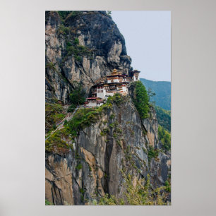 Póster Paro Taktsang: El Monasterio del Nido del Tigre - 