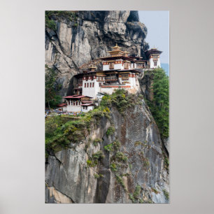 Póster Paro Taktsang: El monasterio nido del tigre - Butá