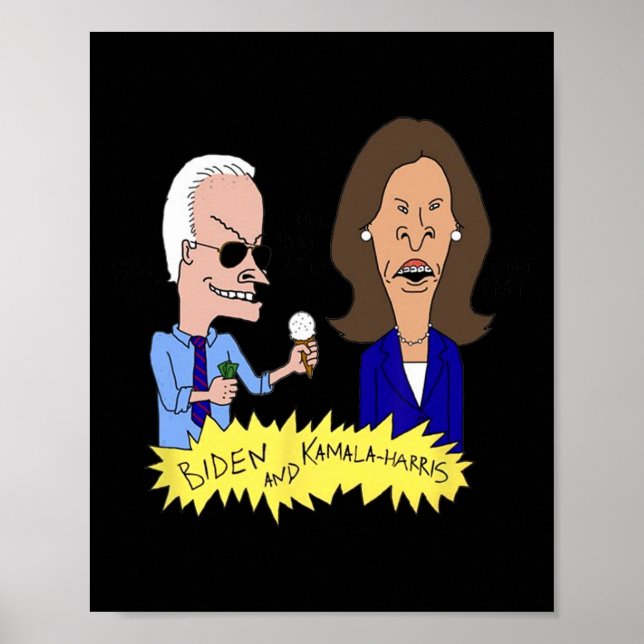 Póster Parodia De Biden Y Kamala-harris (Frente)