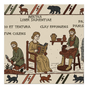 Póster parodia de la tapicería de bayeux