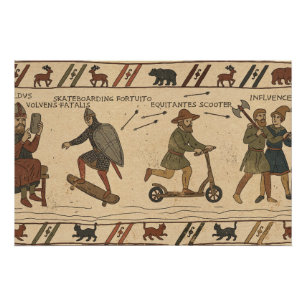 Póster Parodia de la Tapicería de Bayeux