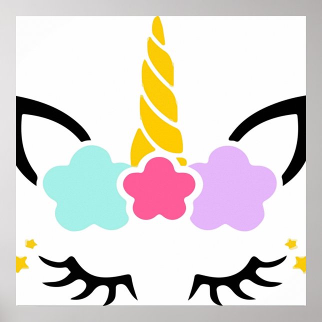 Póster Paros de unicornio (Frente)