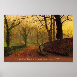 Póster Parque 1877 CC0046 de Atkinson Grimshaw Stapleton