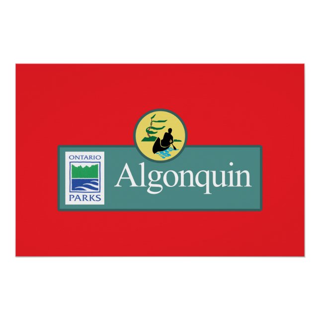 Póster Parque Algonquin (Anverso)