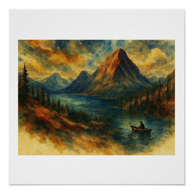 Póster Parque Banff Canadá,  (Anverso)