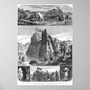 Póster Parque Buttes-Chaumont, Nueva París