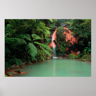 Póster Parque Caldeira Velha, Azores