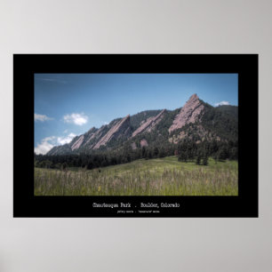 Póster Parque Chautauqua - Boulder, Colorado