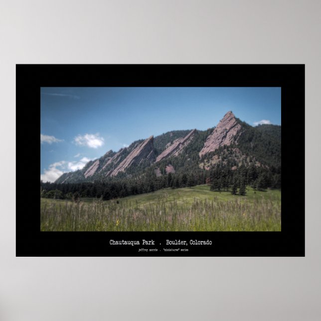 Póster Parque Chautauqua - Boulder, Colorado (Frente)