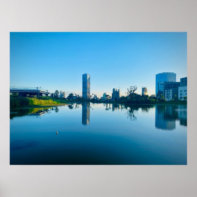 Póster Parque de amistad aéreo de Etiopía Addis Abeba (Frente)
