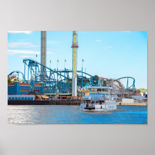 Póster Parque de atracciones Grona Lund, Estocolmo, Sueci (Frente)