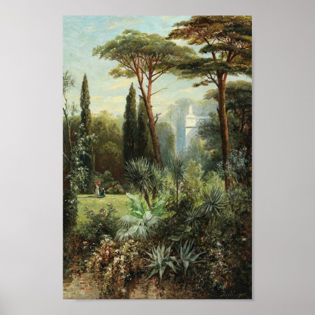 Póster Parque de Castillos Románticos | Franz Xaver Birki (Frente)