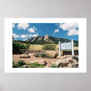 Póster Parque de Chautauqua, Boulder, Colorado
