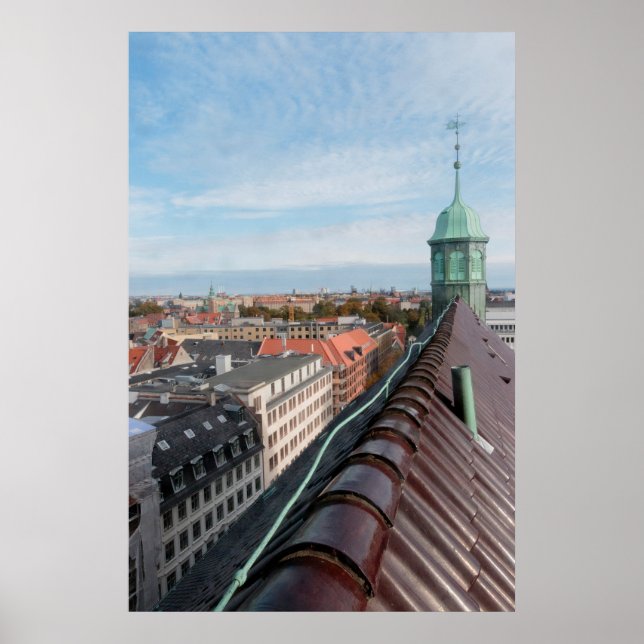 Póster Parque de ciudades de Copenhague (Frente)