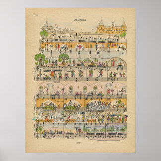 Póster Parque de la ciudad