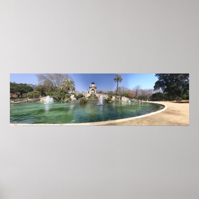 Póster Parque de la Ciutadella (Frente)