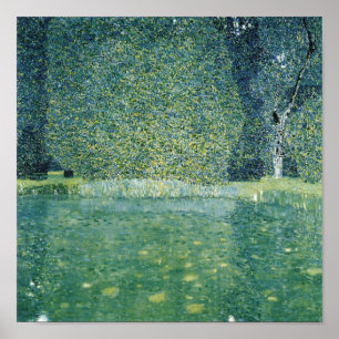 Póster Parque de Schloss Kammer — Gustav Klimt (1910)