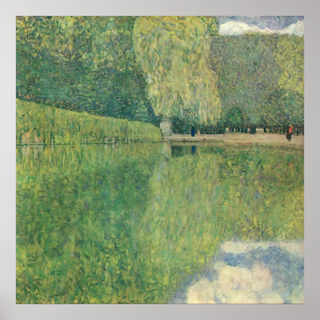 Póster Parque de Schönbrunn — Gustav Klimt (1916) (Frente)