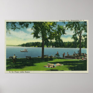 Póster Parque de Shotwell en un día soleado