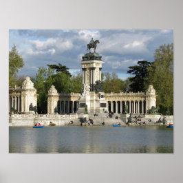 Póster Parque del Buen Retiro, Madrid, España