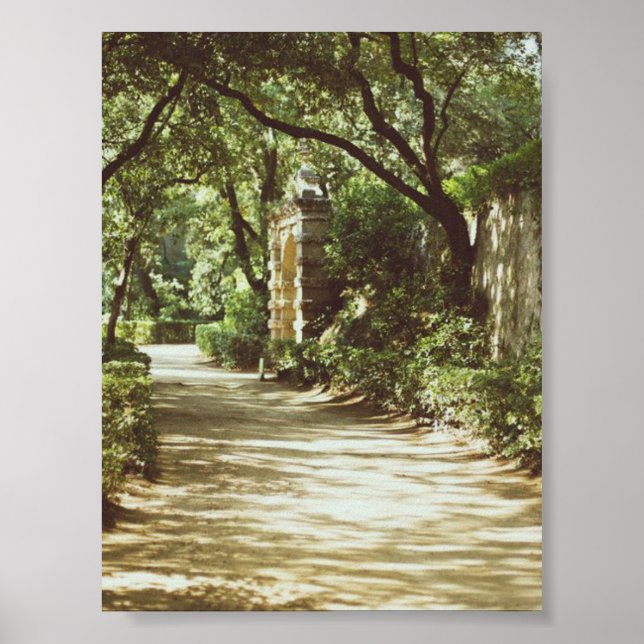Póster Parque del Laberinto de Horta (Frente)