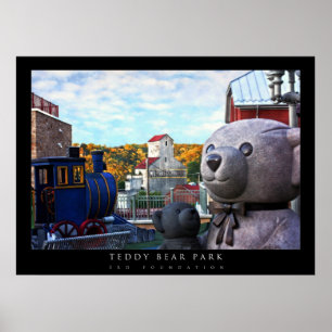 Póster Parque del oso de peluche