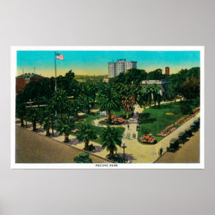 Póster Parque del Pacífico en Long Beach, California