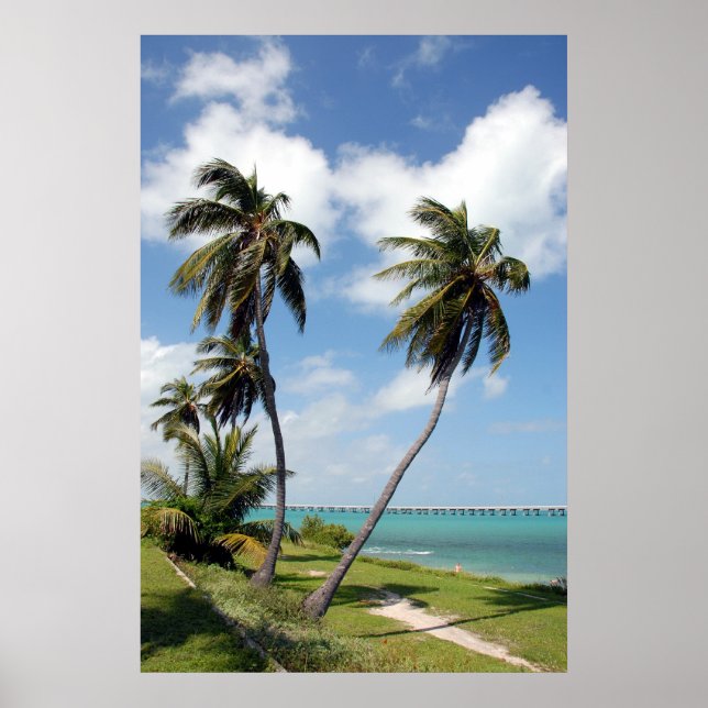 Póster Parque Estatal Bahia Honda Y Puente De Siete Milla (Frente)