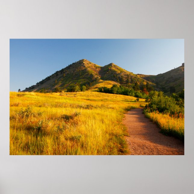 Póster Parque Estatal Bear Butte, Dakota del Sur (Frente)