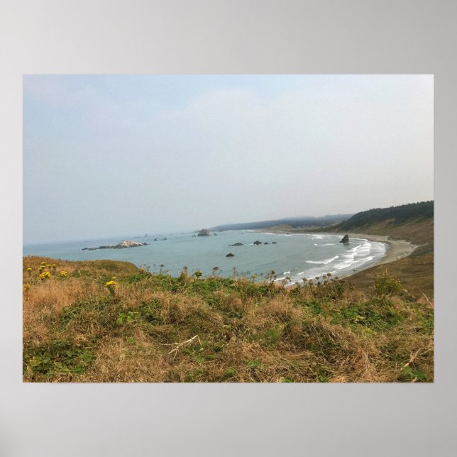 Póster Parque estatal Cabo Blanco, Costa de Oregón (Frente)