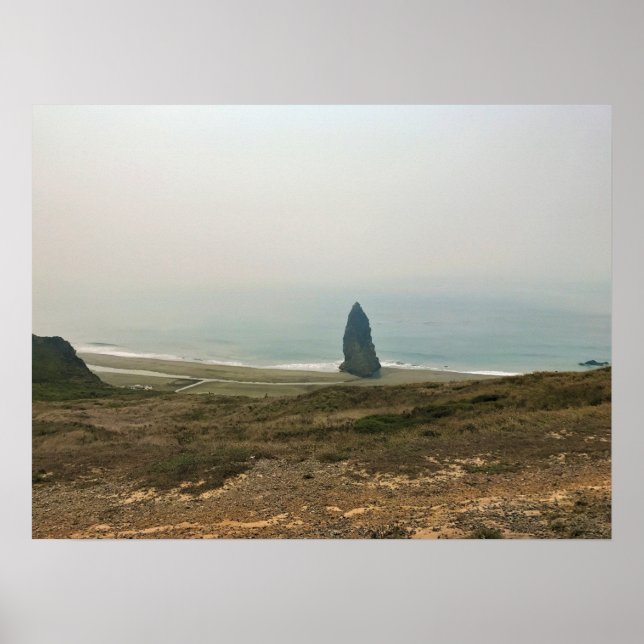 Póster Parque Estatal Cape Blanco, Costa de Oregón (Frente)