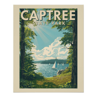 Póster Parque Estatal Captree - Nueva York