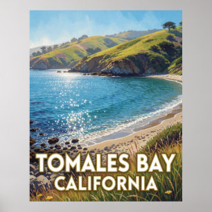 Póster Parque Estatal de Tomales Bay - California