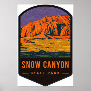 Póster Parque Estatal del cañón de nieve