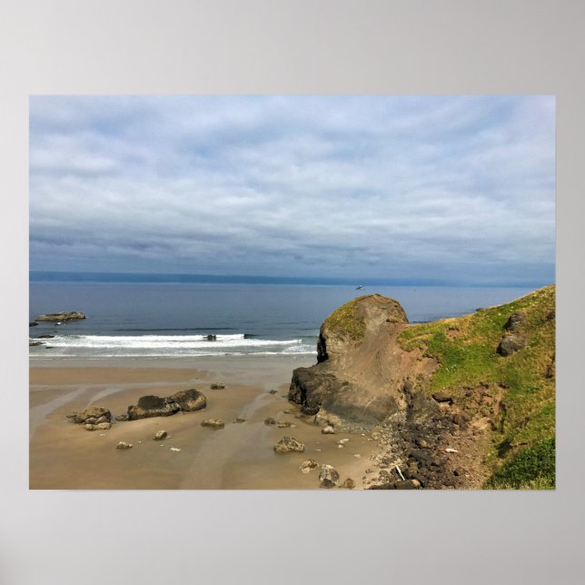 Póster Parque Estatal Ecola, Playa Cannon, Oregón (Frente)