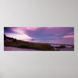 Póster Parque Estatal Fisherman's Island, Michigan