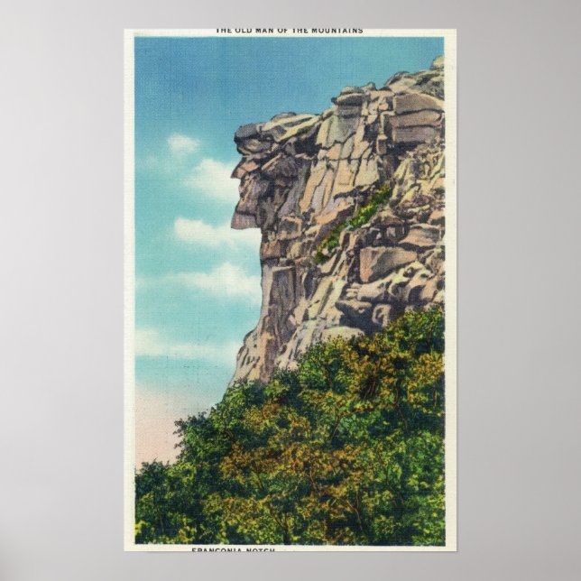 Póster Parque estatal Franconia Notch 2 (Frente)