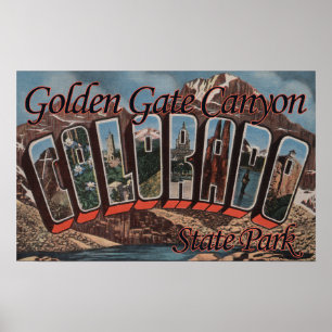 Póster Parque Estatal Golden Gate Canyon, Colorado