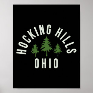 Póster Parque Estatal Hocking Hills Ohio Recuerdo Senderi